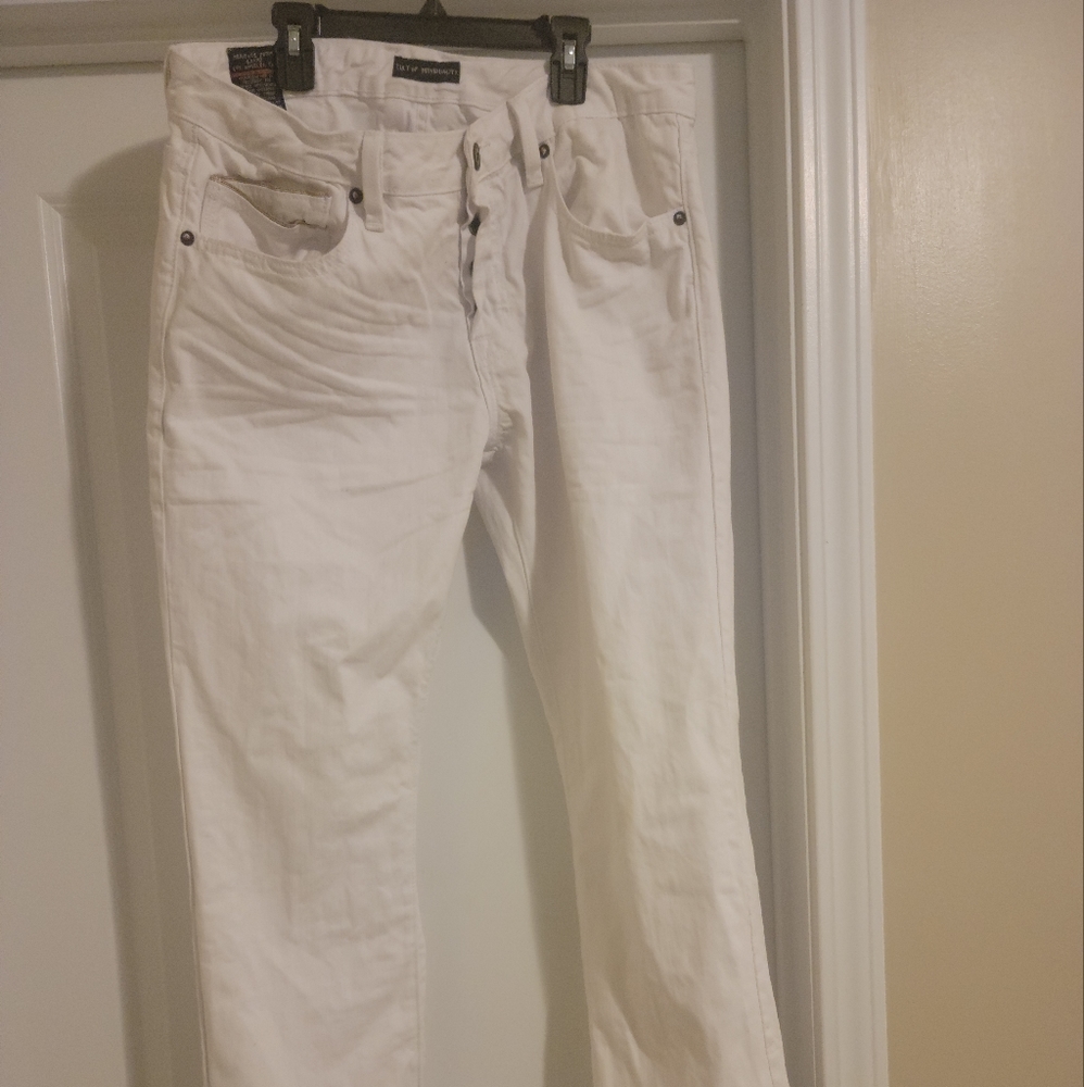 Mens White Jeans 34x34
